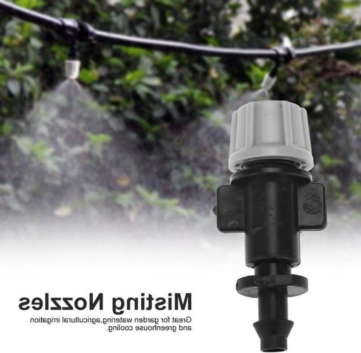 50 stks set Vernevelingssproeiers Sprinkler Micro Flow Head Verstuiver Garden Drip Irrigation System - watering system - garden irrigation .
