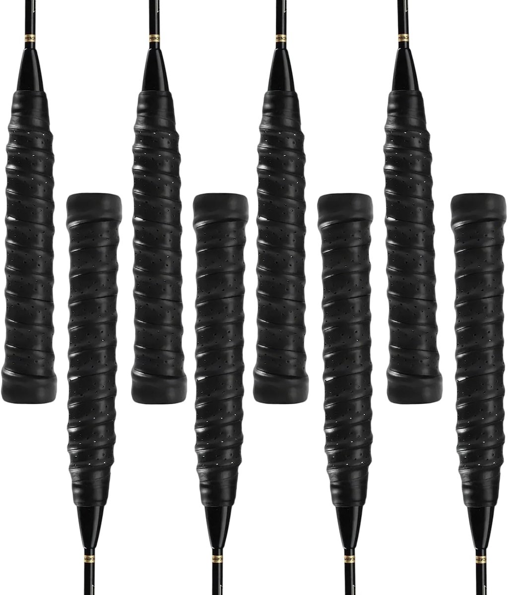 Racket, 8 stuks, antislip surgrip met EVA-sponsband voor badminton/tennisracket