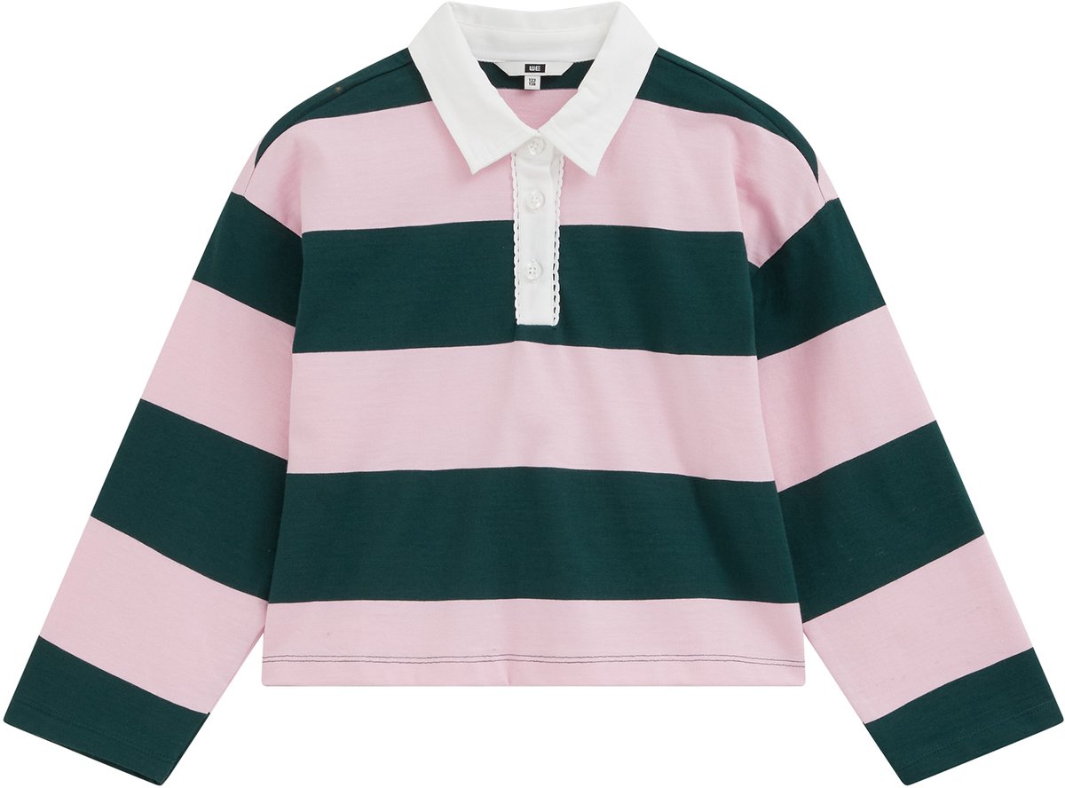 WE Fashion Meisjes polo met kant