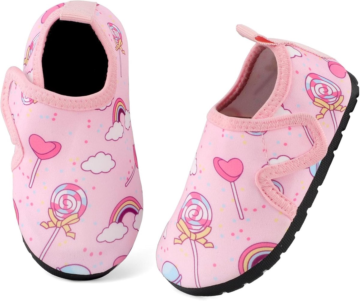 Waterschoenen voor baby's, antislip waterschoenen voor kinderen, meisjes, sneldrogend, voor strand, zwembad, zwemmen