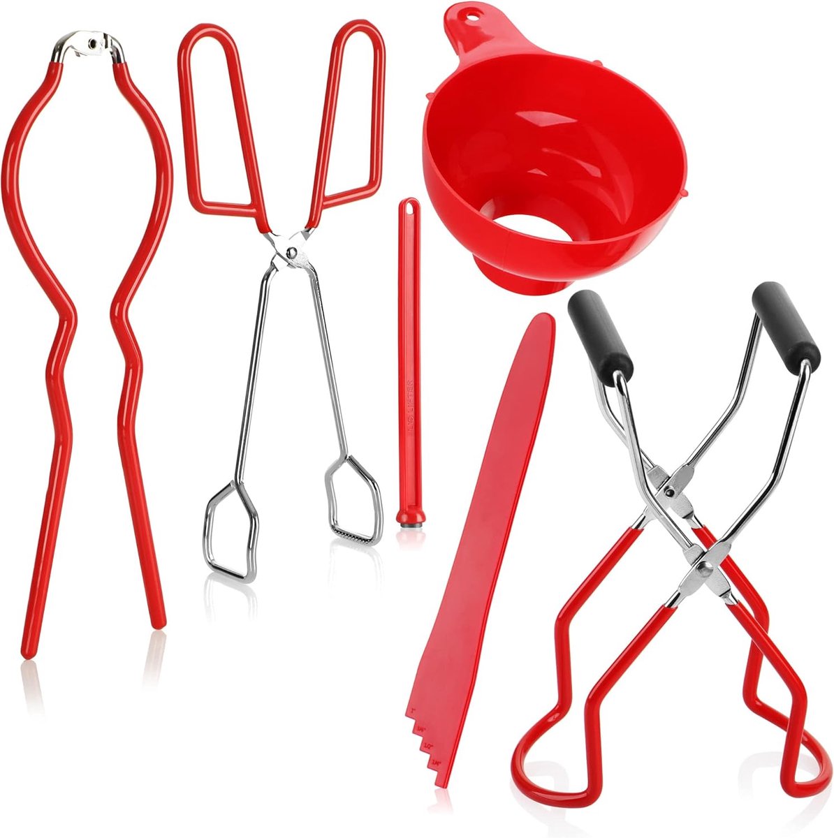 Inmaakset voor Beginners, 6-delige Starterskit met Pottenopener, Pottenlichter, Trechter, Bellenverwijderaar, Magneetpen en Tang