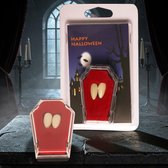 Hoektanden Vampier Thermoplastic Halloween - Vampier hoektanden - neptanden - kunststof - gebit - Dracula horror tanden