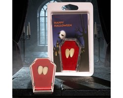 Hoektanden Vampier Thermoplastic Halloween - Vampier hoektanden - neptanden - kunststof - gebit - Dracula horror tanden