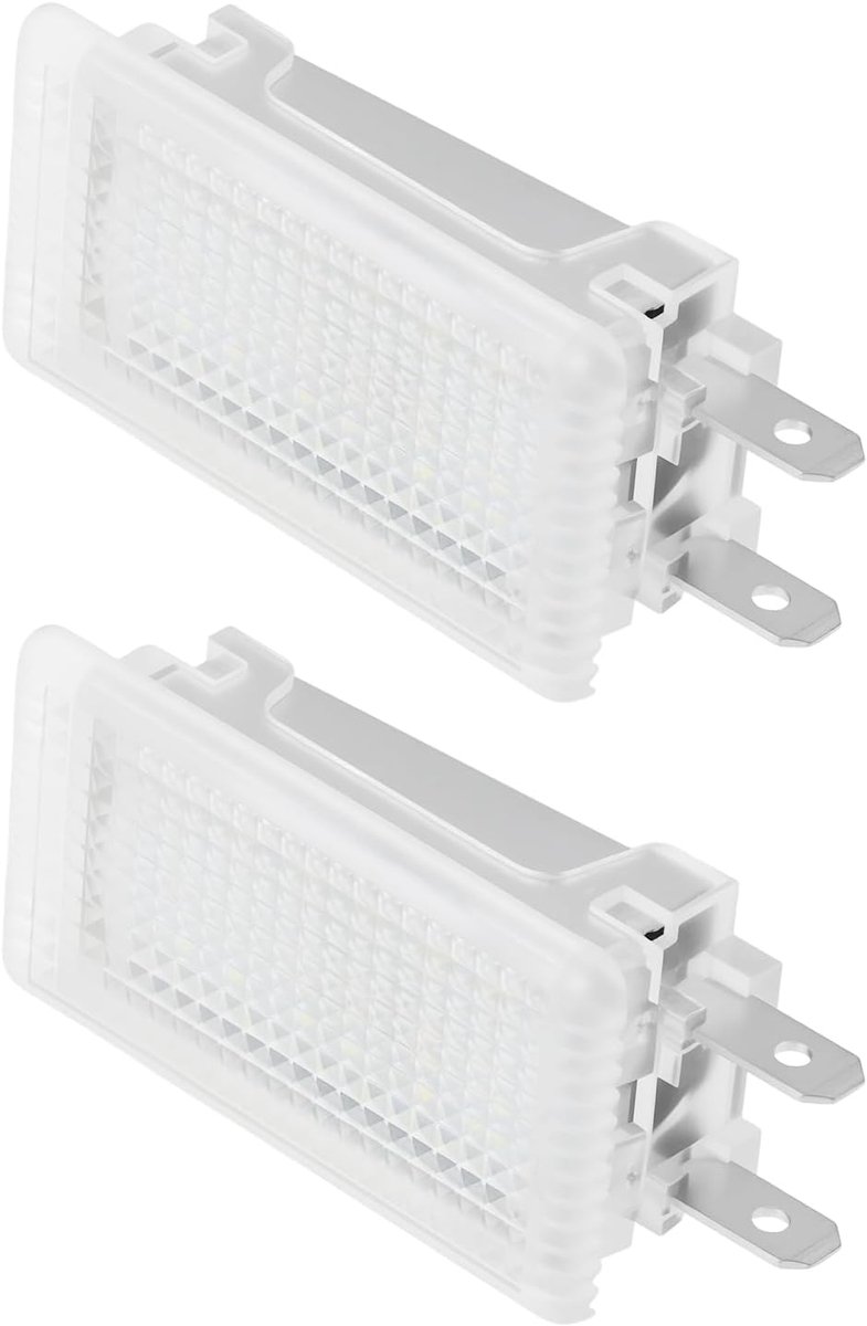 2 Stks Auto Bagage Compartiment Verlichting 99763212500 5.4x3x2cm Compatibel met Porsche 911 Carrera Boxster Cayman