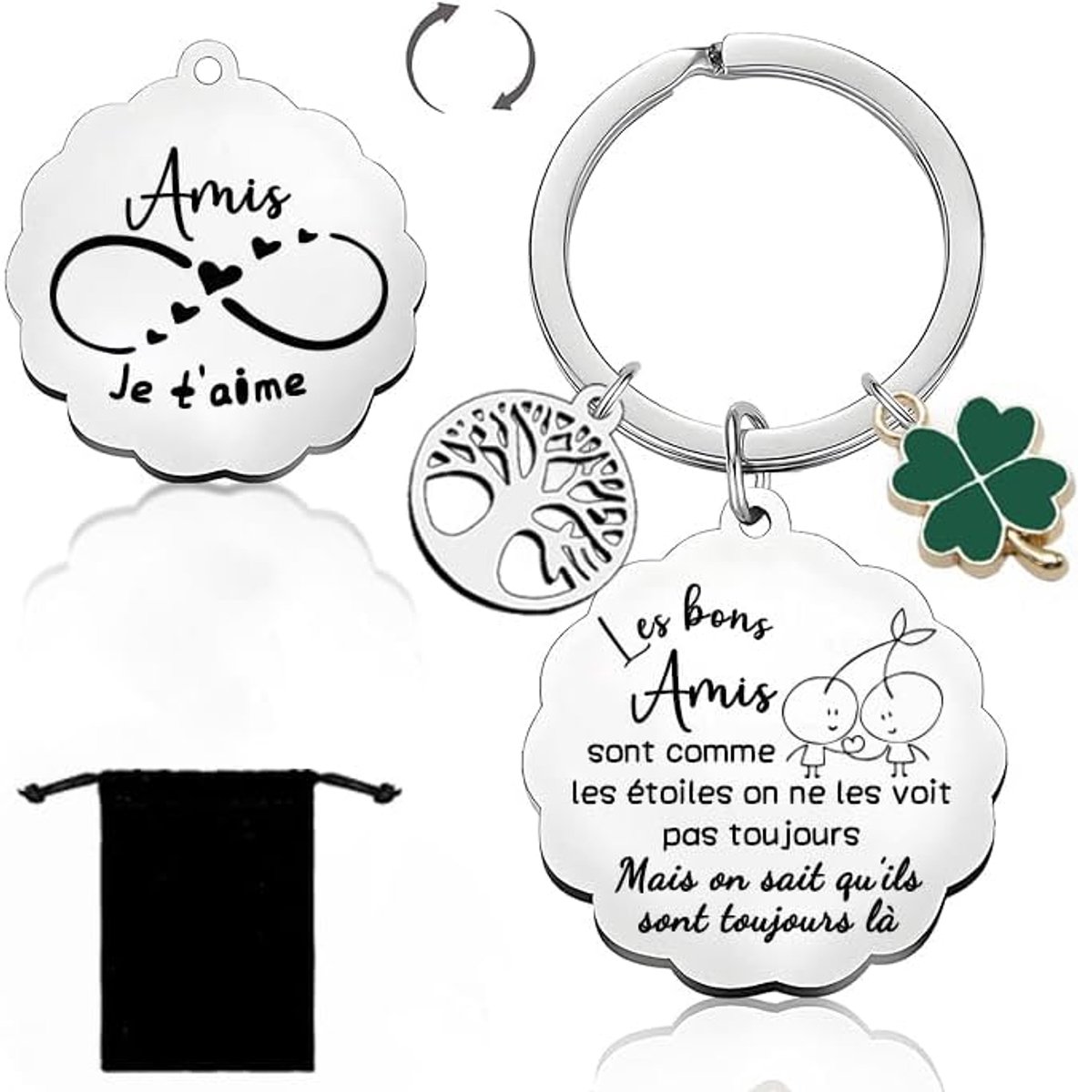 Dames, sleutelhanger, cadeau voor verjaardag, dames, cadeau voor vriendschap, origineel, nuttig, cadeau-idee, beste vriendin, origineel, voor Kerstmis, verjaardag
