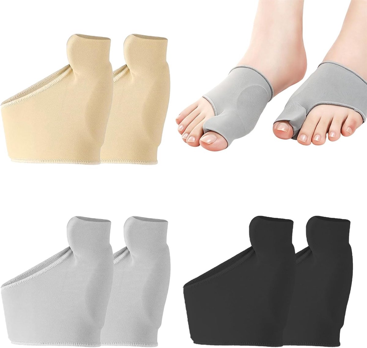 3 Paar Hallux Valgus Correctiesokken Teenspreider Correctiesok