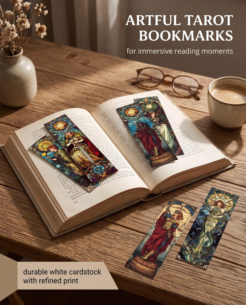 Tarot-bladwijzerset 30 stuks - mystieke kunst - perfect cadeau voor verzamelaars - ShopVlot
