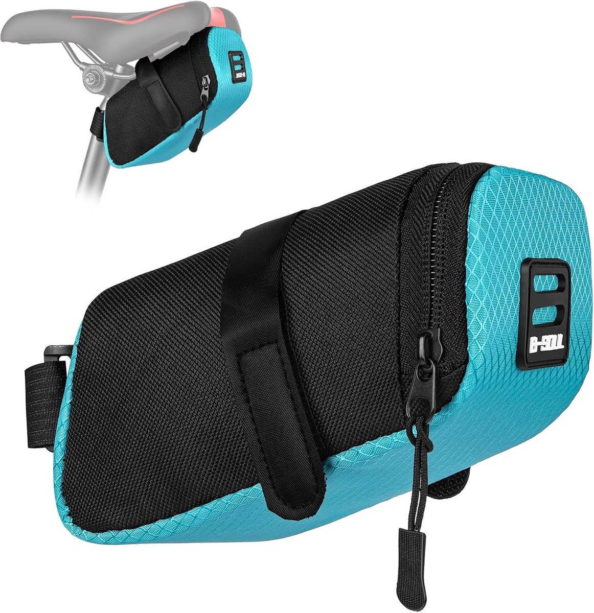 Fietszak voor Onder de Zadel, Ideaal voor MTB, Racefiets en Vouwfiets, Blauw en Ruim