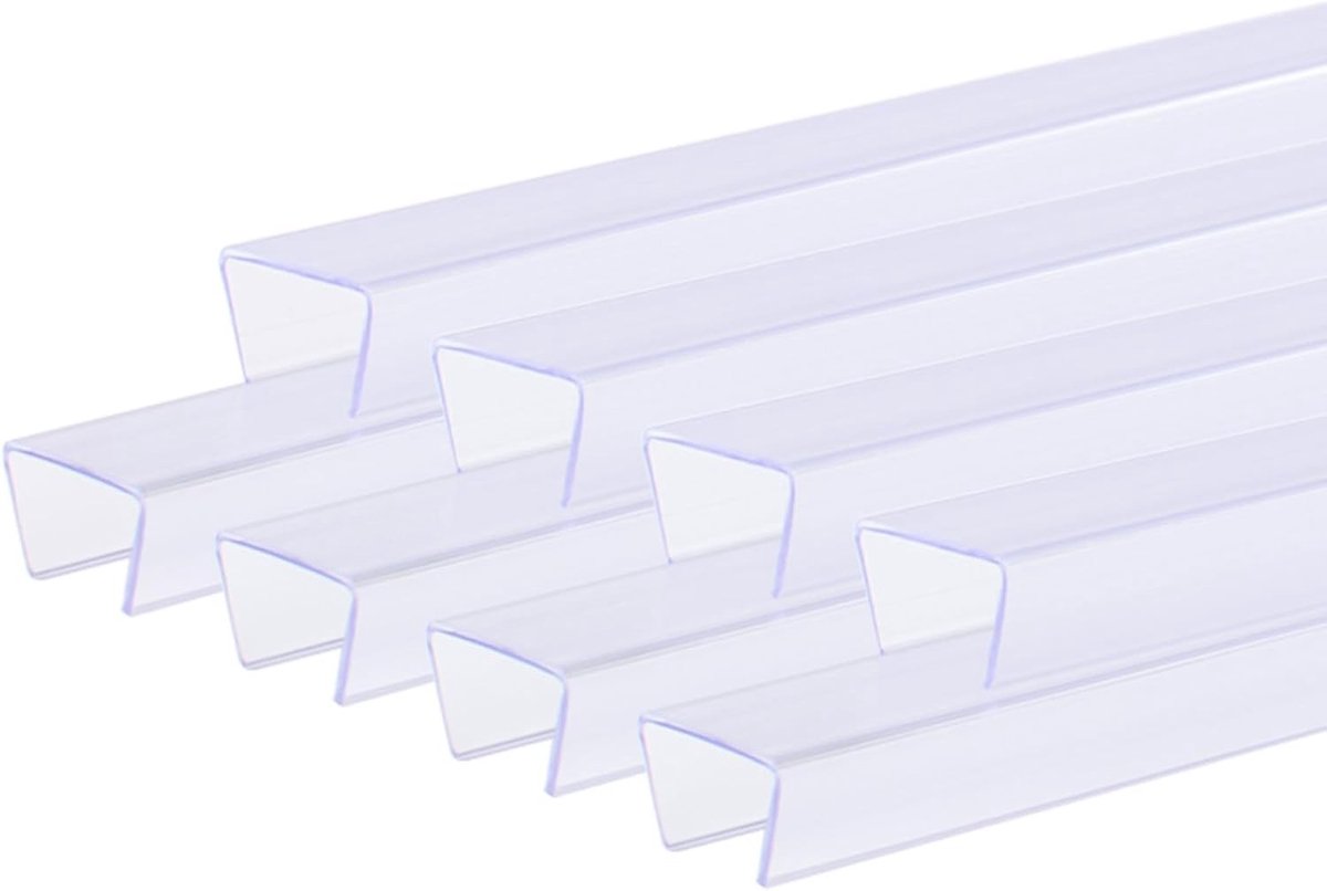 Slip On Cabinet Door Bescherming, 8 Stuks Transparante Plastic Hoekbeschermers voor Keukenkasten, Meubels en Stoelen tegen Schade