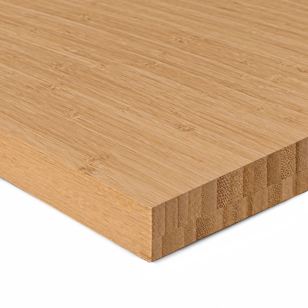 Masters of Bamboo® Bamboe Plaat 20 mm Caramel - 2-laags - 2440 x 605 mm - Verticaal geperst