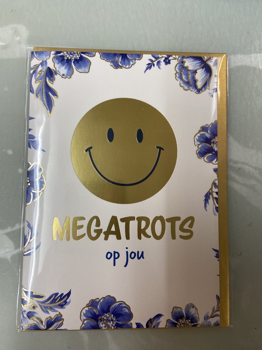 wenskaart azu020 azul mega trots op jou