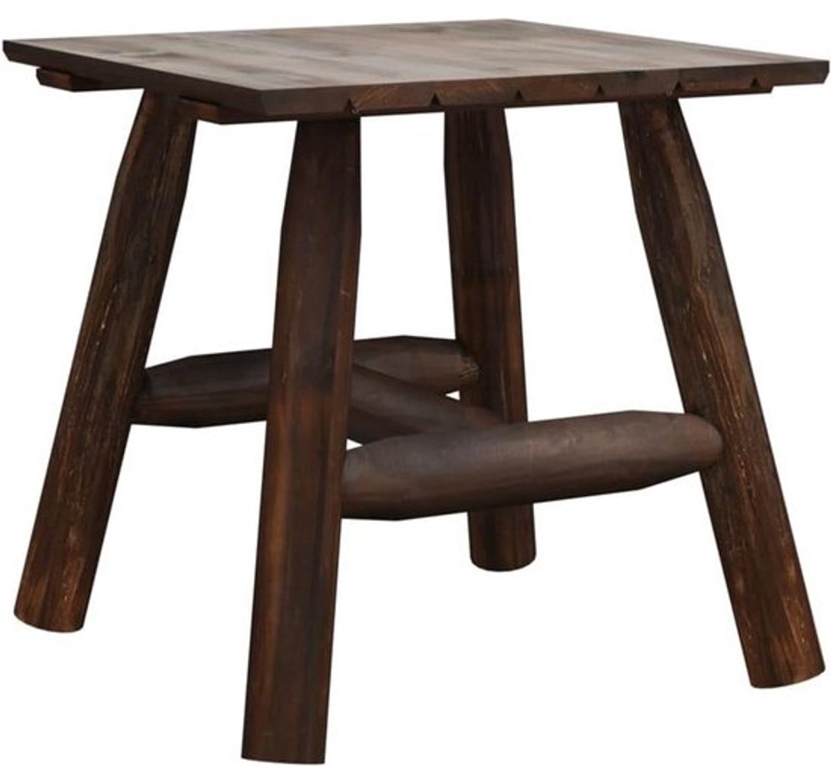 Massief Houten Bijzettafel 50x50x50cm voor Woonkamer en Bank