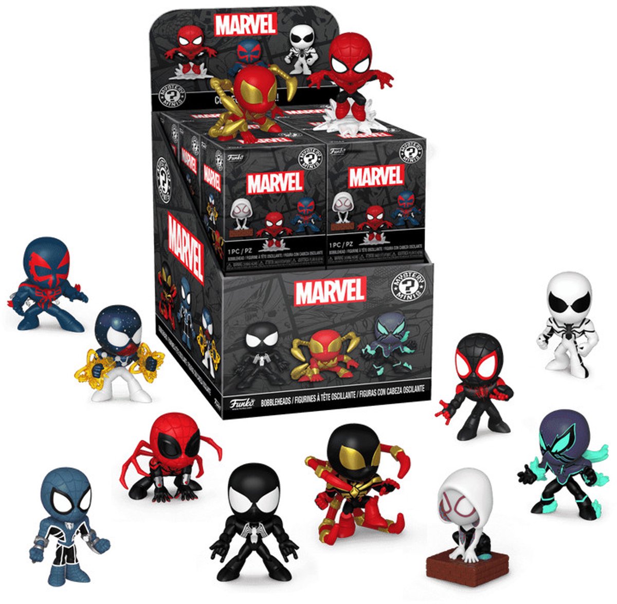 Spider-Man Mini Figures Comics 5 cm Display