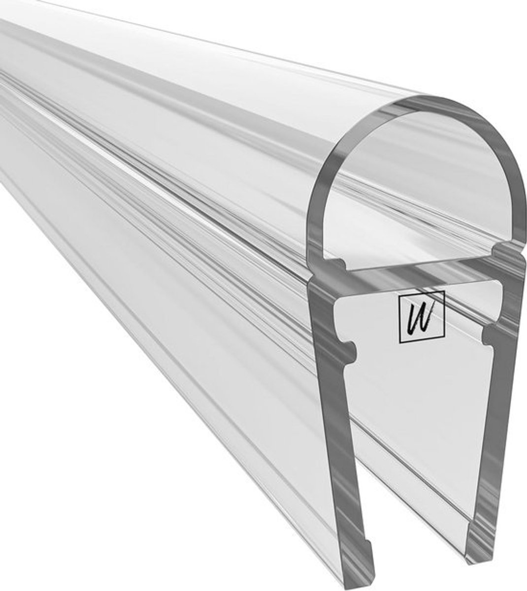 Universele Douchestrip - Waterdichte Tochtstrip voor Douchedeur en Glaswand (6-8 mm) - Transparant 100 cm