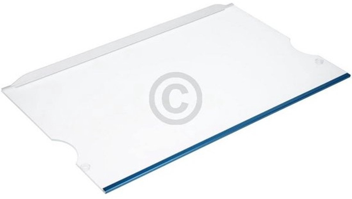 Glazen Plaat met Latten voor Koelkast - 480x305mm - Geschikt als Vervanging