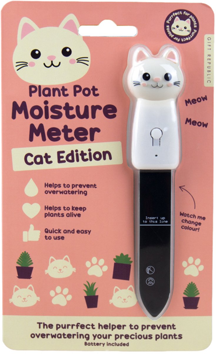 Gift Republic Vochtmeter - Cat