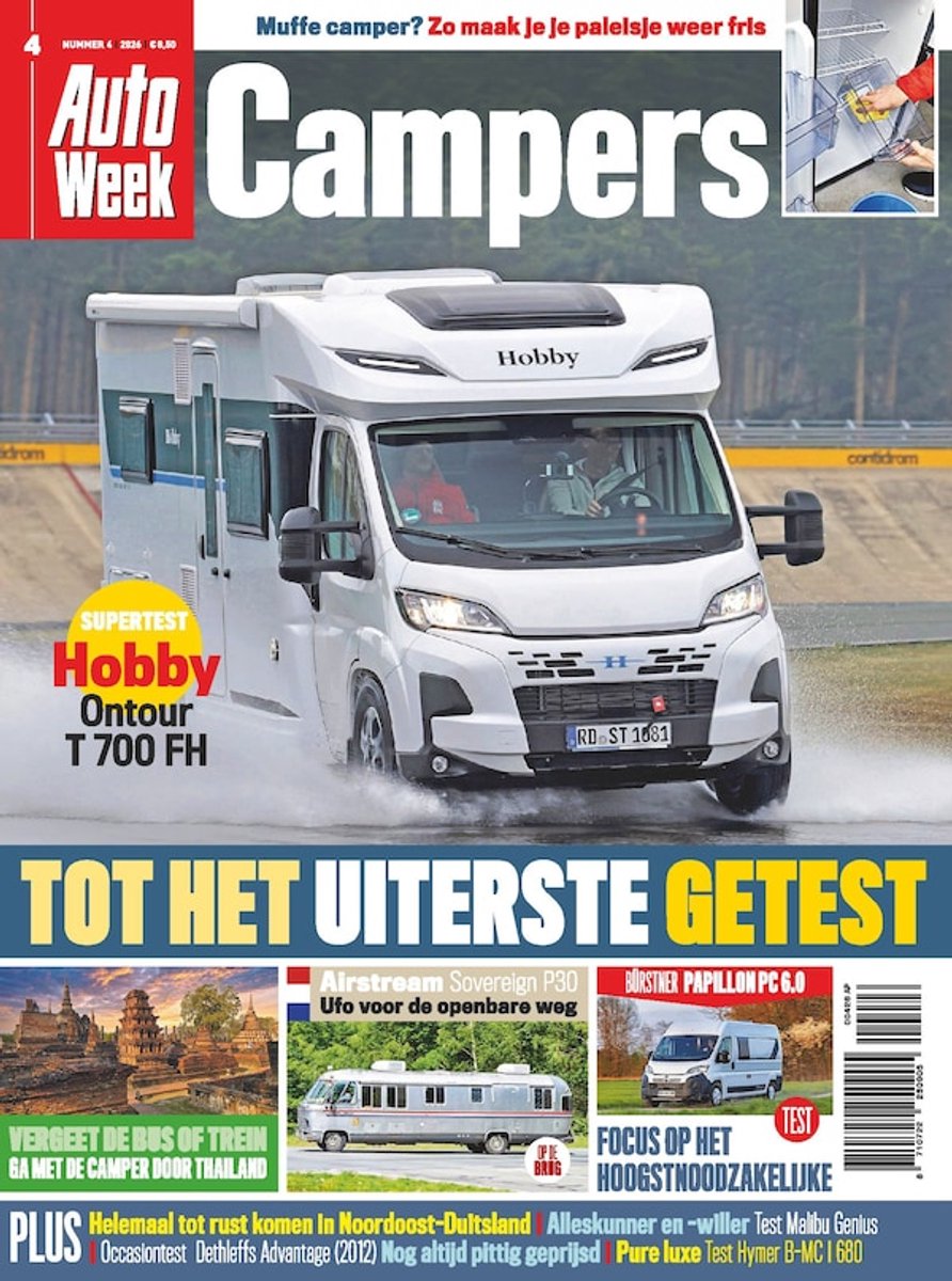 AutoWeek Campers 4-2026 - Alles over campers