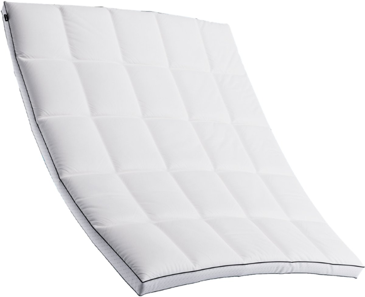 Cloudpillo Soft Topper 180x220 cm - 8 cm Zachte Toplaag - Katoenen Tijk - Gerecyclede Vulling - OEKO-TEX & GRS