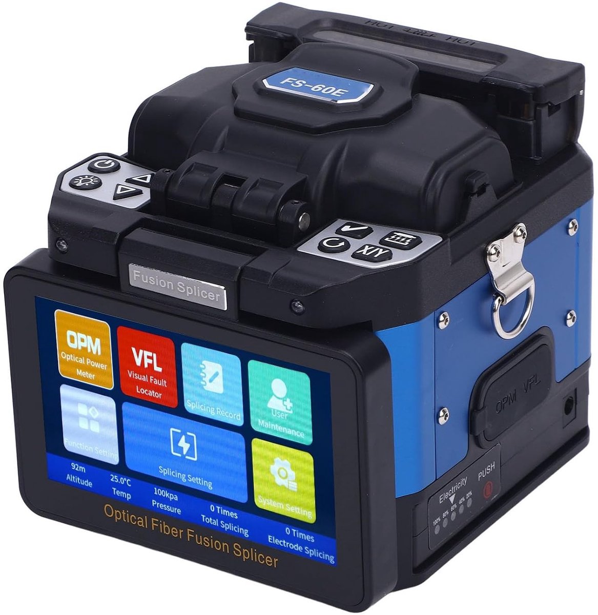 Engine Fusion Splicer met Capacitive Touch Screen voor FTTH en Coring Alignment Technologie - Ideaal voor Glasvezelinstallaties, Hoge Precisie en Gebruiksvriendelijk Ontwerp