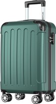 TRVLMORE Handbagage Koffer - 38L - Cijferslot - Lichtgewicht - Trolley - 54x34x20 cm - Past binnen 55x40x20 cm - Donkergroen