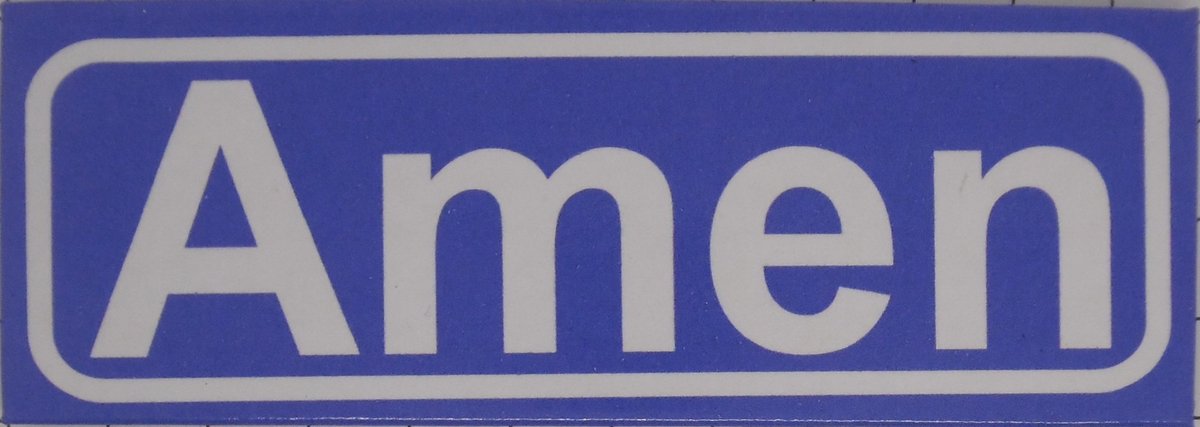 Souv© - koelkast magneet - plaatsnaam bord - kombord - souvenir - koelkastmagneetje - relatiegeschenk Amen