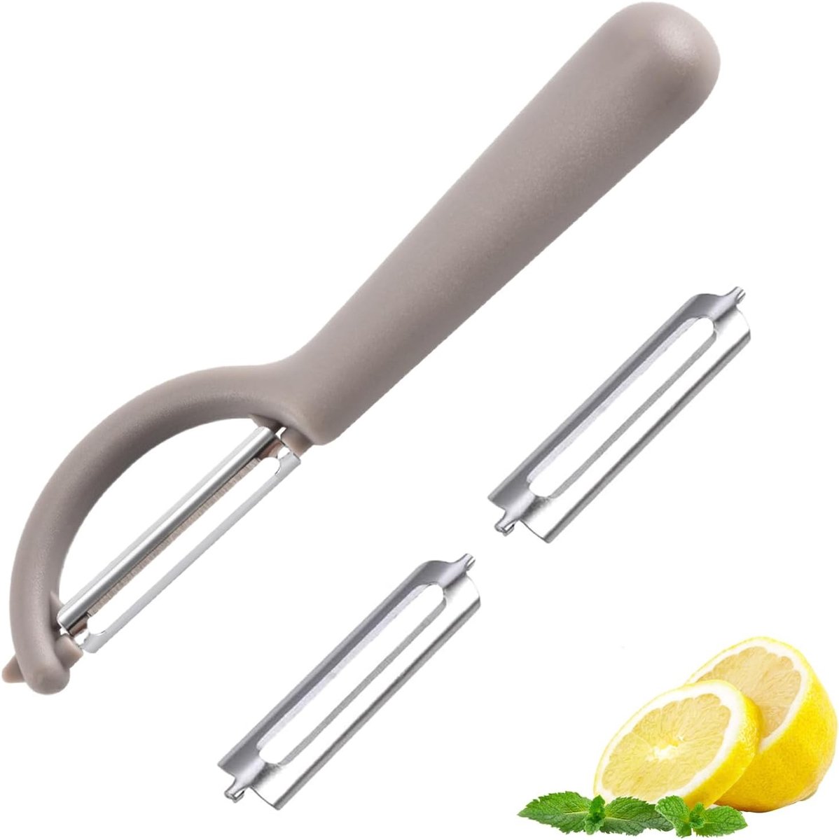 Groentenschiller met 2 Vervangende Bladen, Universele Aardappelschiller, Afwasmachinebestendig en Eenvoudig in Gebruik