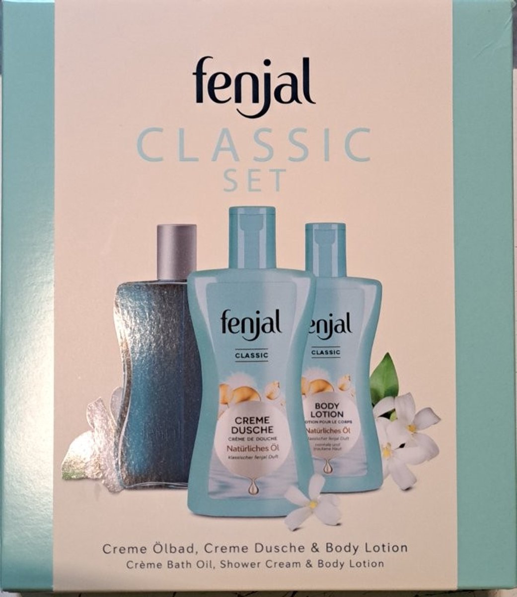 Fenjal CLASSIC Cadeauset - (Creme öil bad - Creme Douche - & Body Lotion ) Cadeauset - leuk om te geven !
