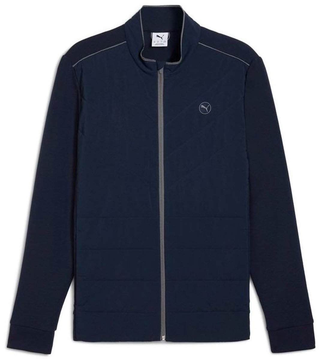 Puma geïsoleerde jas Cloudspun Fleece Hybrid Jacket 632286 Blauw