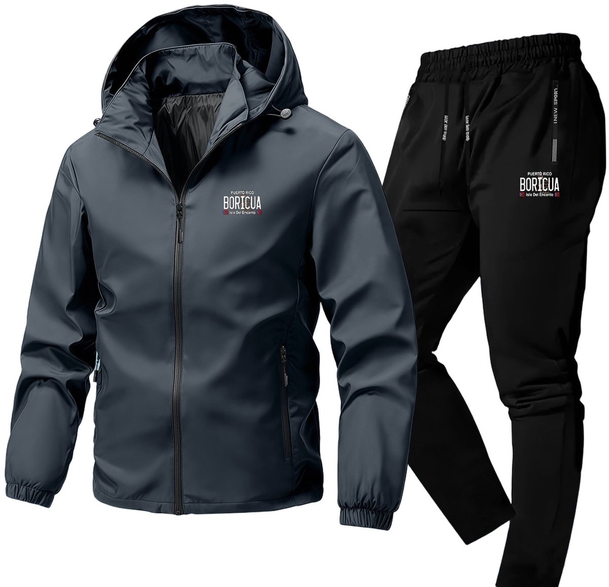 Currero Skipak Heren Ski Set Heren Skibroek Wintersportkleding Winddicht Warm Gevoerd Ski en Snowboard Skikleding Winter Donkergrijs Met Zwart