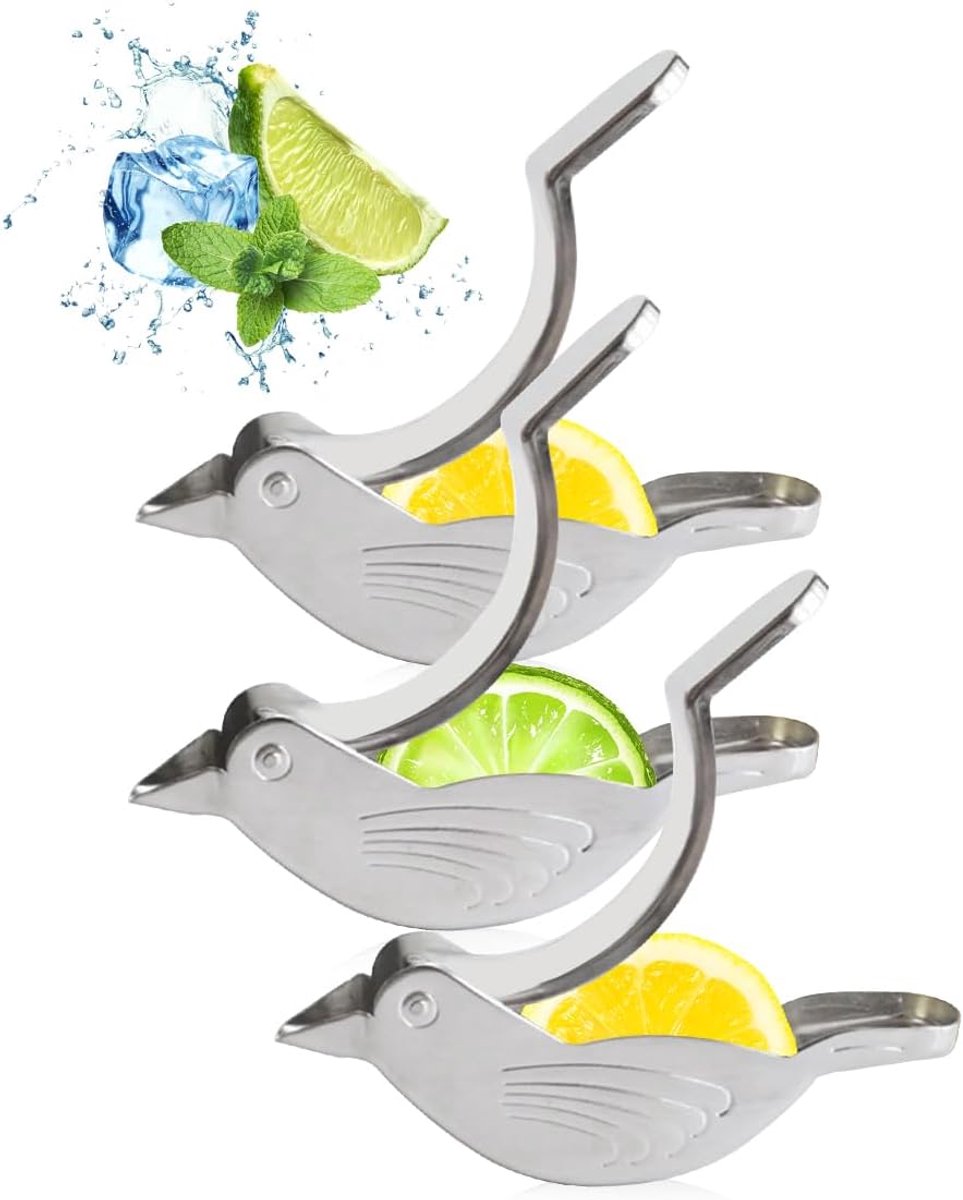 3 stks Citroen Juicer, Handleiding Citroen Squeezer Draagbare Limoen Juicer, Vogelvorm Hand Press Juicer voor Oranje Citroen Lime Granaatappel (vogel)