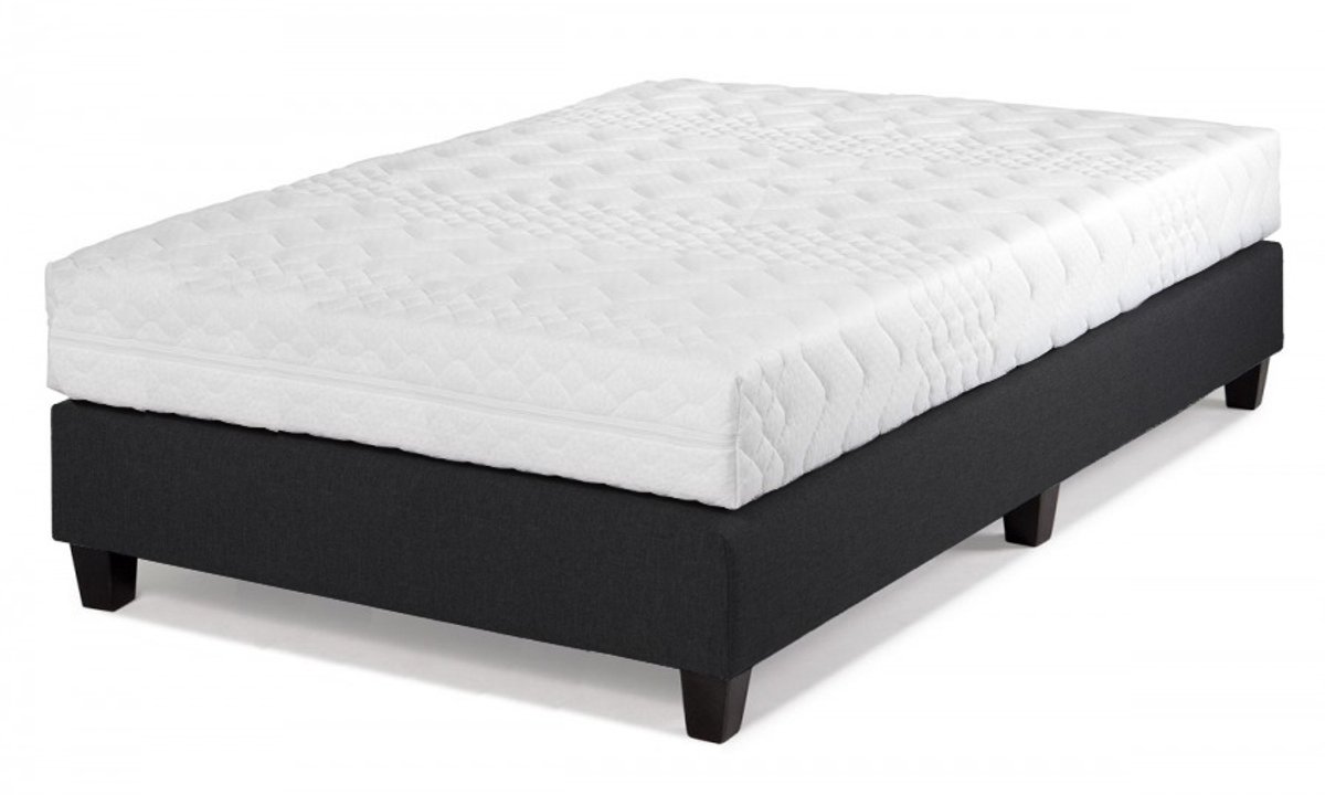 Hotelbed Cambridge 120 x 200, meubelstof zwart