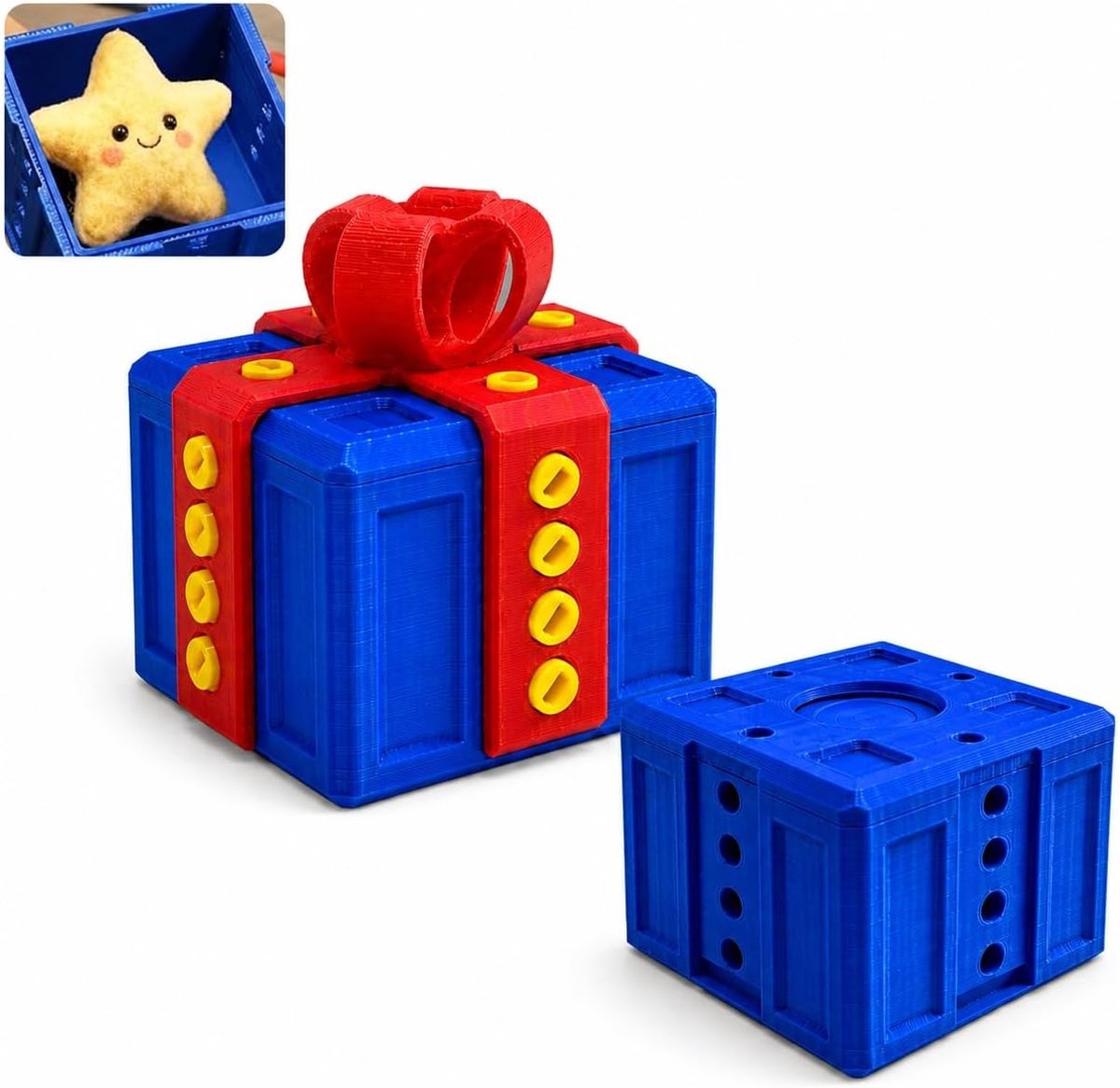 Grap geschenkdoos - 3D-bedrukt - nieuwigheid - ideaal voor verrassingen - ShopVlot