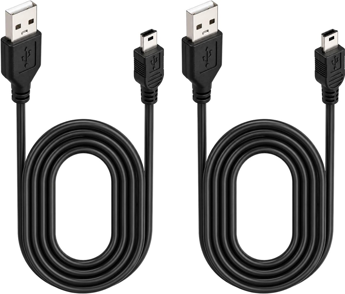 Kabel PS3 Mini USB 1 m - 2 stuks - Opladen en synchroniseren - Compatibel met DualShock 3 - ShopVlot