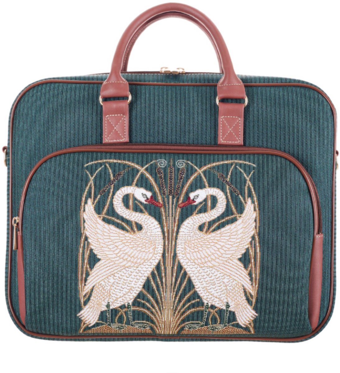 Laptoptas – Computer Bag – Gobelinstof – Swan – Zwaan – Walter Crane