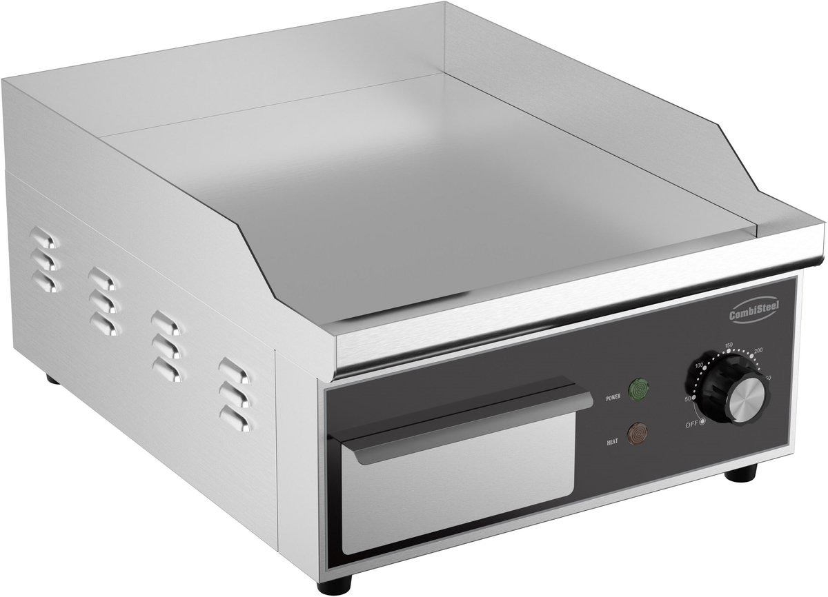 CombiSteel ELEKTRISCHE BAKPLAAT GLAD - 7518.0140 - Horeca & Professioneel