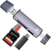 Nuvance Sd Kaart Lezer - Sd Kaartlezer Usb C - Card Reader - Micro Usb - Geheugenkaartlezer - Micro Sd Kaart Lezer
