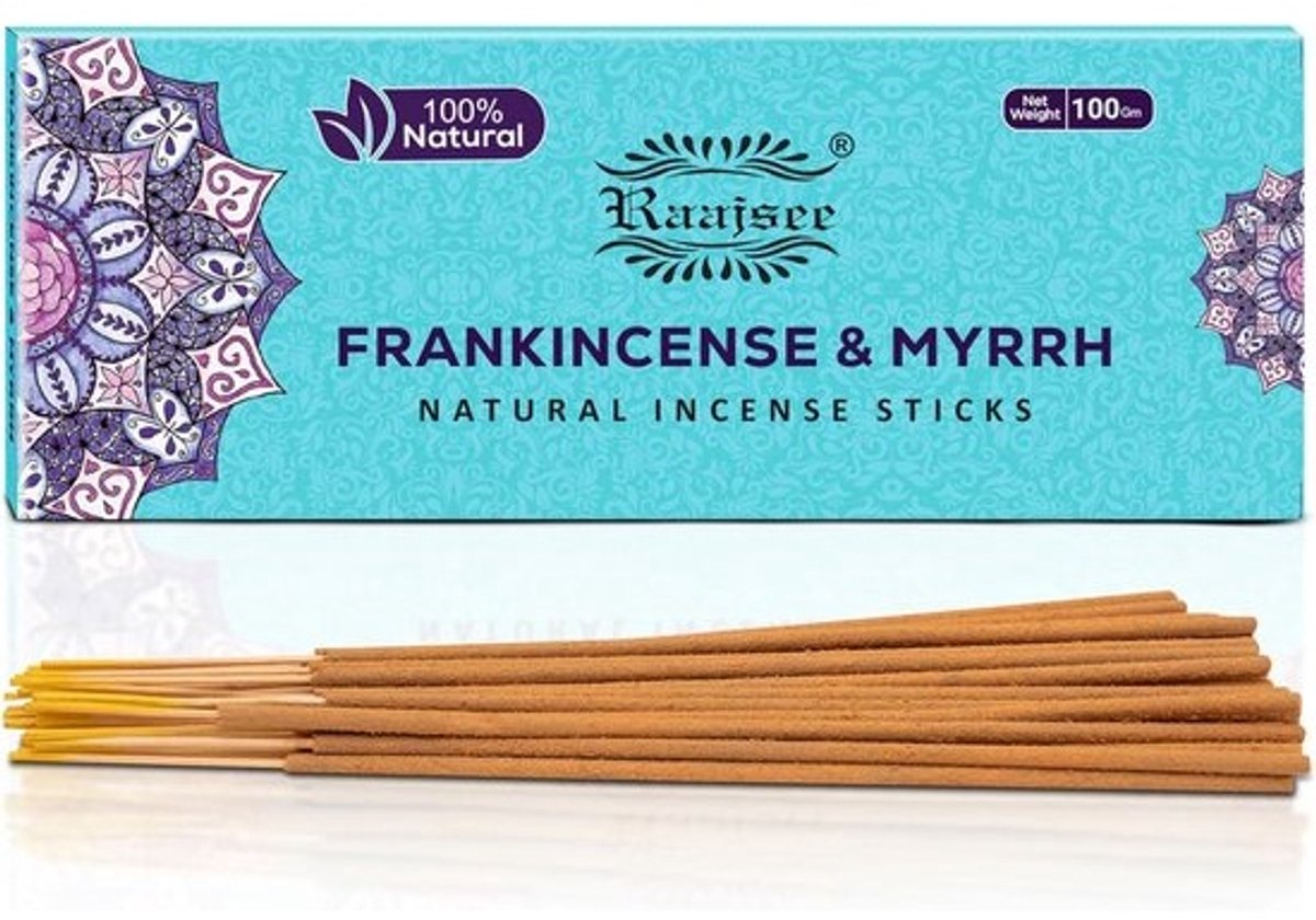 Natuurlijke Wierookstokjes 100 Gram - 100% Pure Organische Handgerolde Wierook - Ideaal voor Aromatherapie, Ontspanning en Meditatie