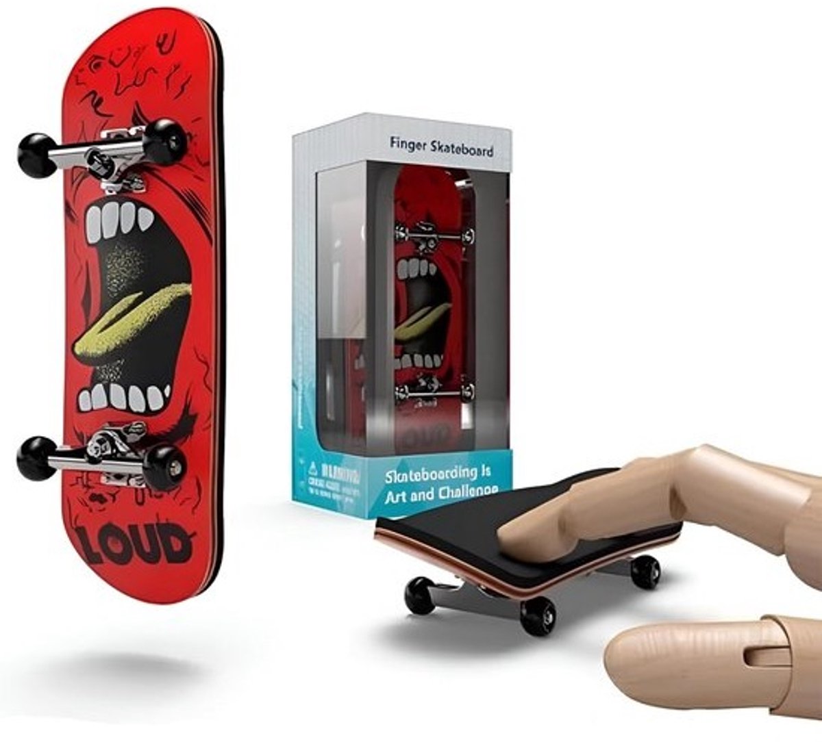 BIGH Professional Fingerboard Made of Natural Maple Wood Finger Skateboard Small Finger Skate