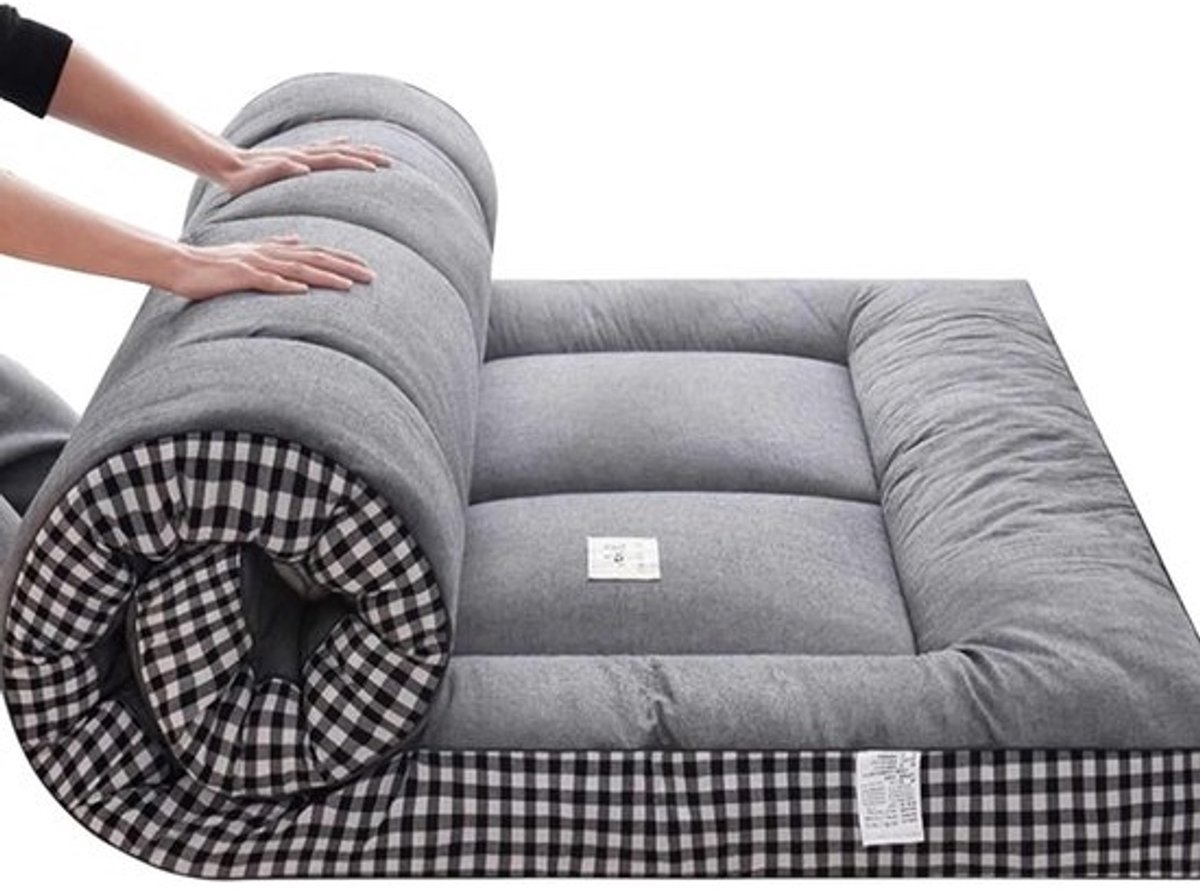 Opvouwbaar Futon Matras - Dikke Tatami Mat voor Slaapkamer en Camping