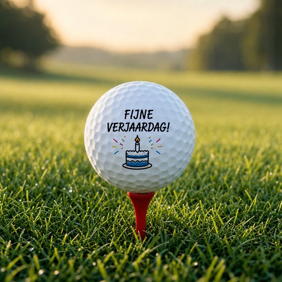 Wilson Golfballen Fijne Verjaardag - Verjaardag Golf Cadeau - 3 stuks van Wilson — afbeelding 3