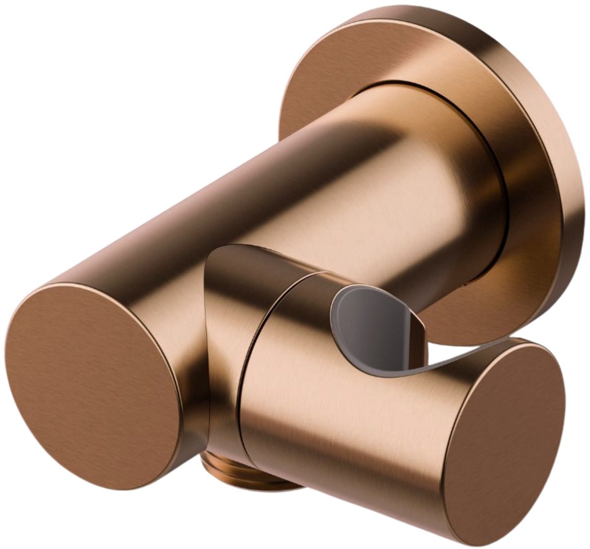 Sanitado Industry Luxe Handdouchehouder Muur Mat Brons