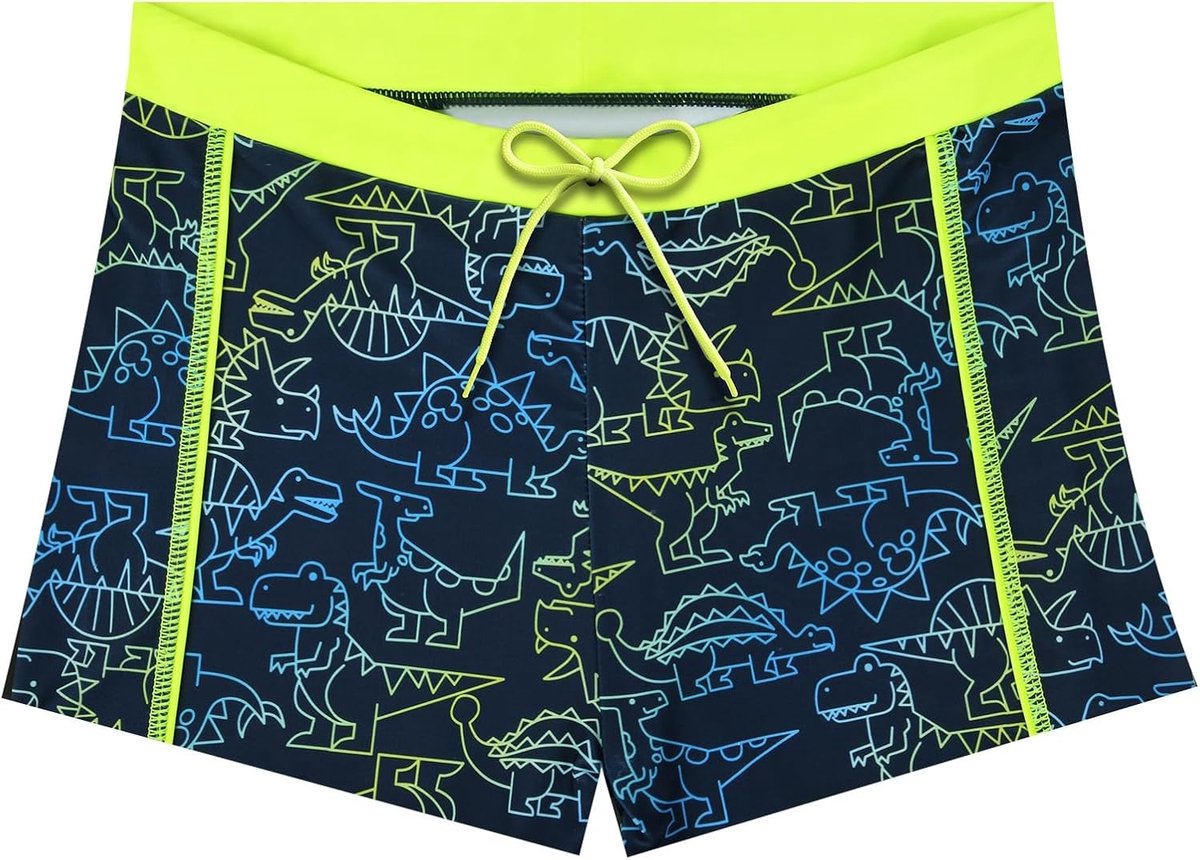 Zwemshorts voor Jongens met Verstelbare Touwtjes en Sneldrogend Materiaal - Comfortabele Boxershorts voor Kinderen met Verstevigde Elastische Tailleband