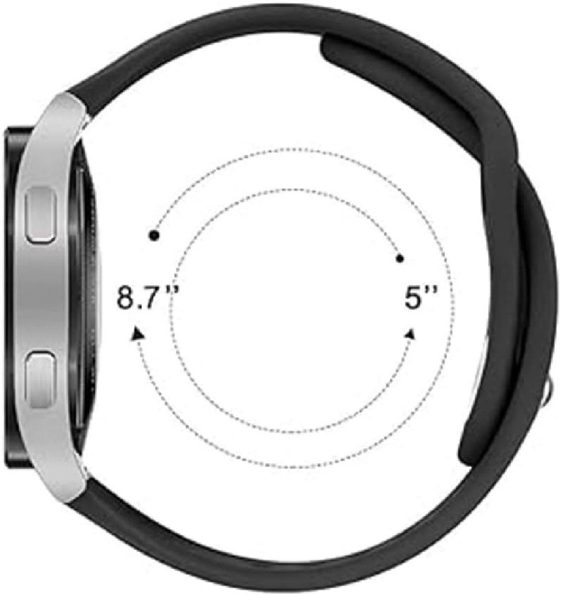 Stijlvolle 22mm Silicone Armband voor Suunto 5 Peak, 9 Peak en Race - Vervangende Horlogeband met Bloemenpatroon voor Comfort en Duurzaamheid