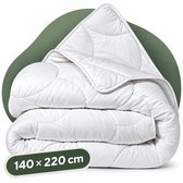 Sleeps 4 Seizoenen Dekbed 140x220 cm - Hotelkwaliteit - Anti-Allergie Dekbed - Ademend - Zacht & Soepel - Eenpersoons Dekbed - Zomer & Winterdekbed