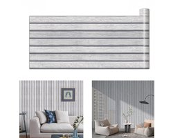 Zelfklevend Behang, Zelfklevende Muurlijst, Hout Met 3d-Effect, Kamerwand Meubelbekleding