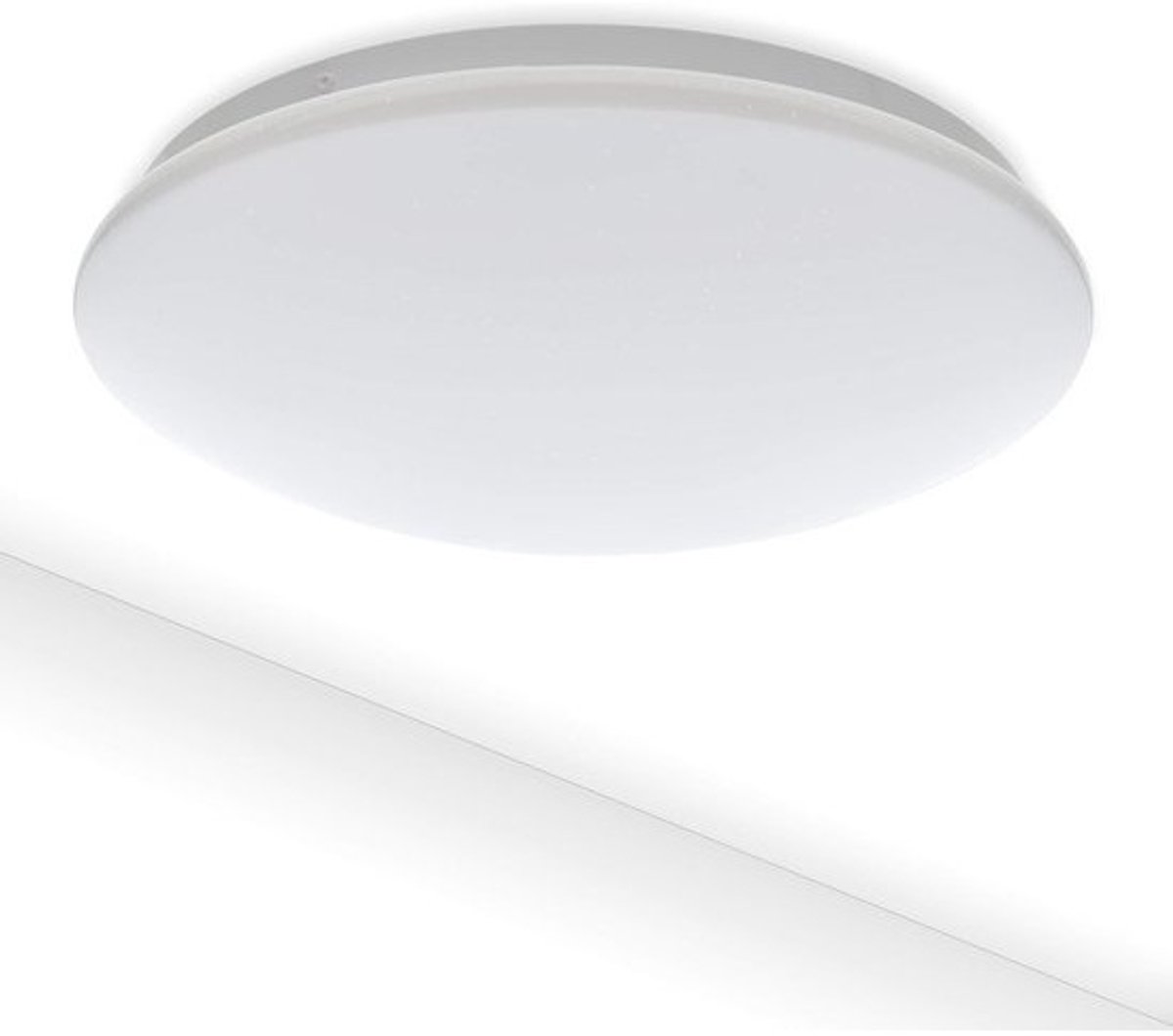 LED Plafondlamp 12W IP44 Warm Wit 3000K 980 Lumen Ø 27cm - Duurzame Binnenlamp voor Badkamer en Kinderkamer
