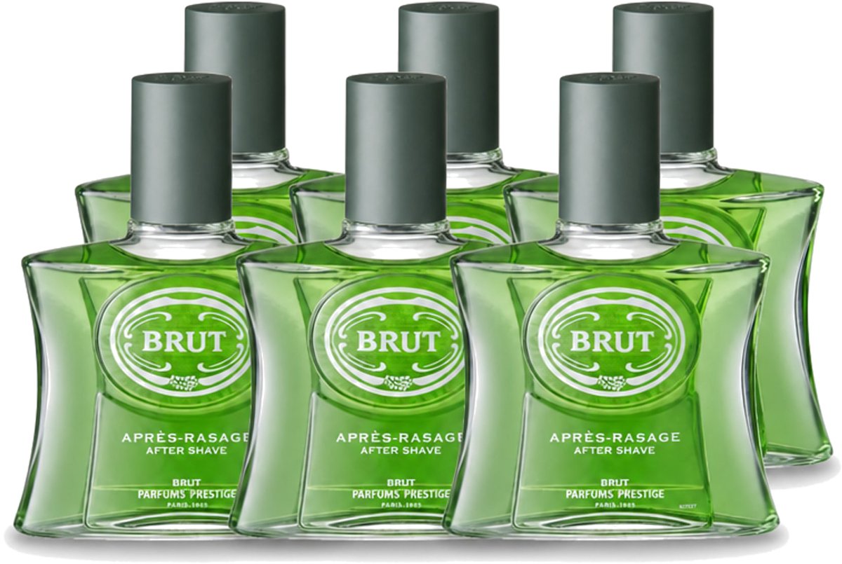 6 x Brut for Men – Aftershave Lotion – 100 ml - Voordeelverpakking - 6 stuks