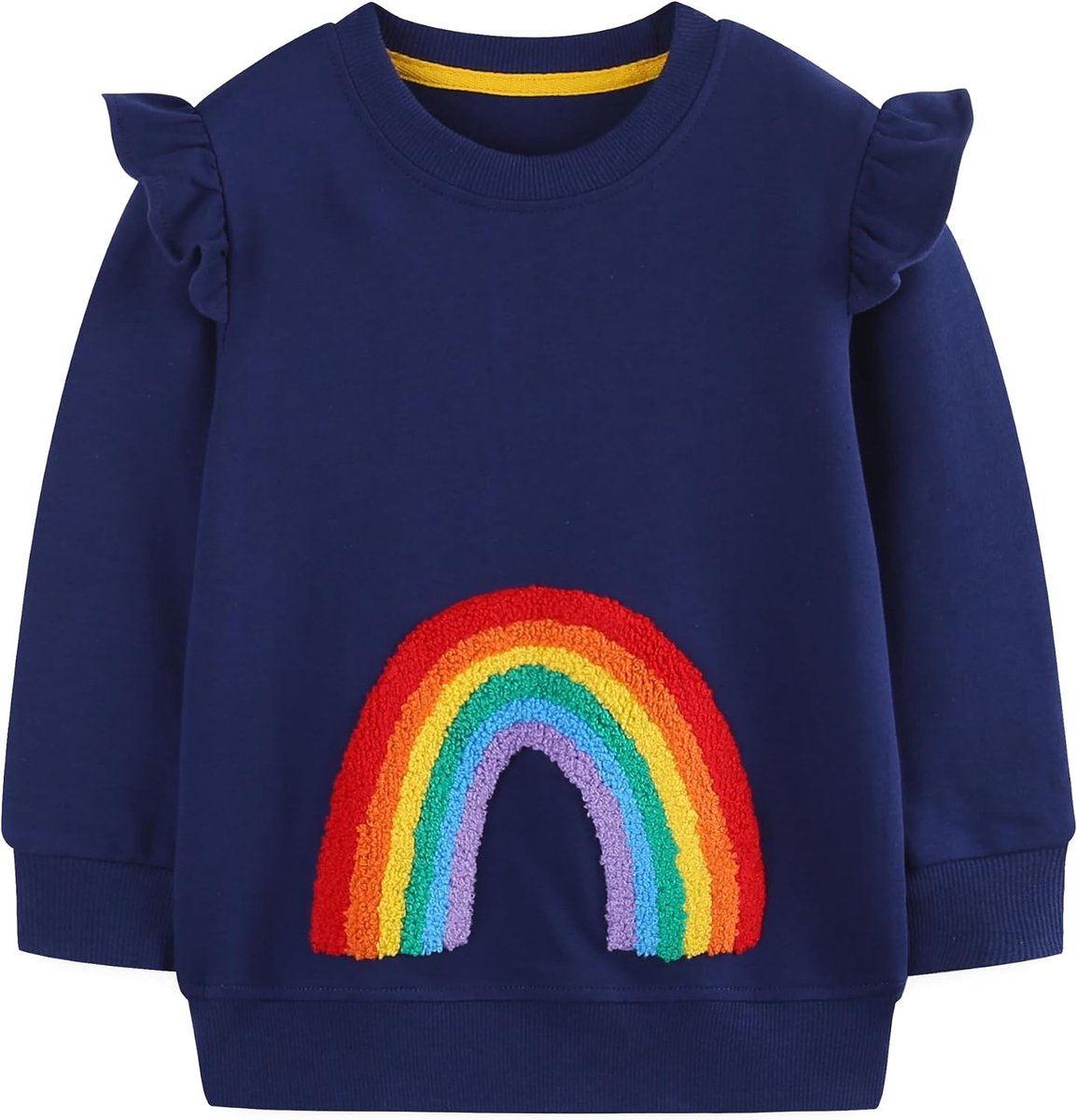 Sweatshirt Meisjes Kinder Trui Katoen Warm Langmouwen Shirt Casual Sport Sweatshirt Schattige Eenhoorn Print Kinderkleding Langmouwen Ronde Hals Topjes 2-8 Jaar