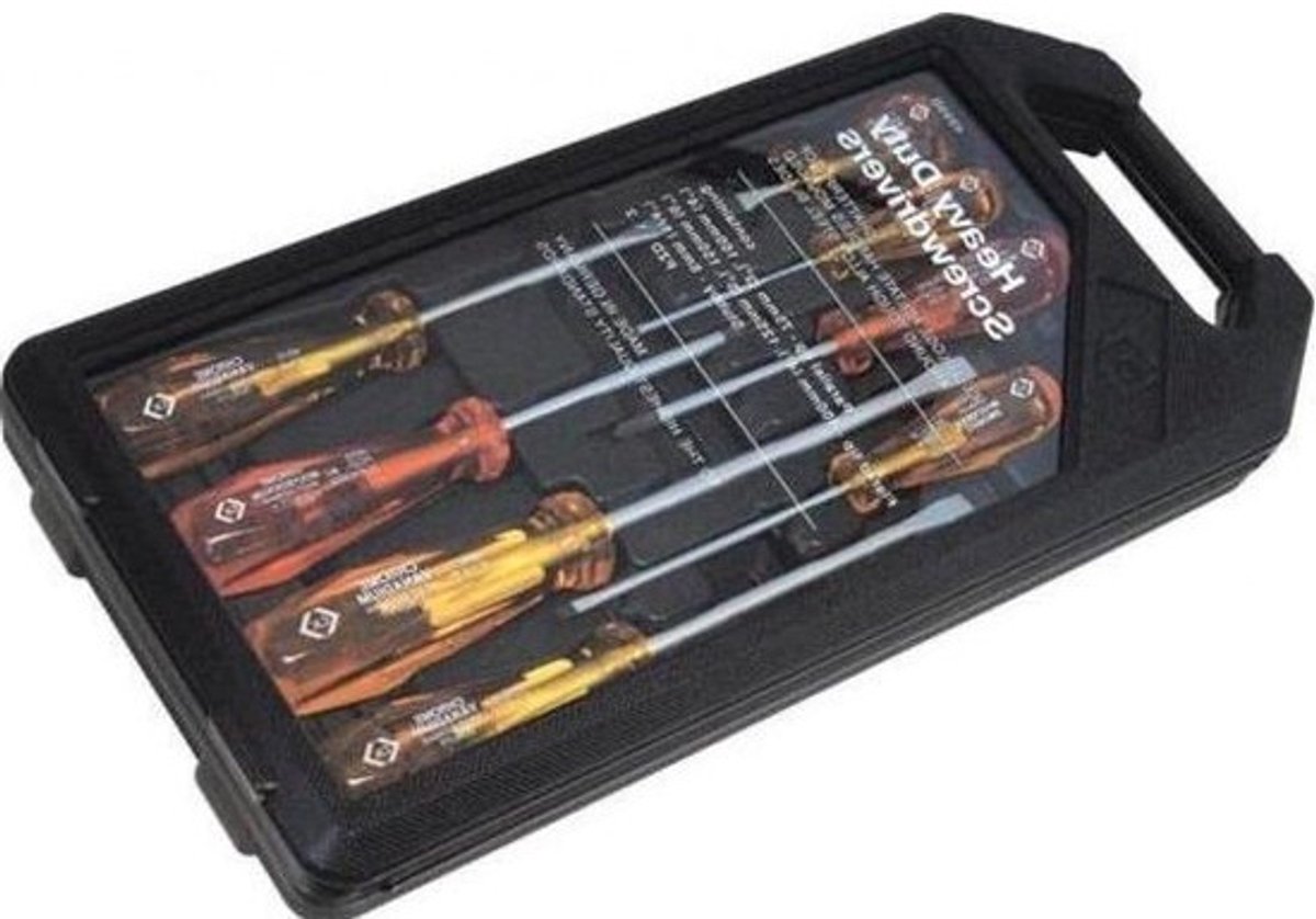Schroevendraaierset 8-delig - T4999B met handige opbergtas
