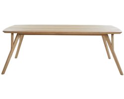 Light & Living - Eettafel QUENZA - 220x100x76cm - Bruin